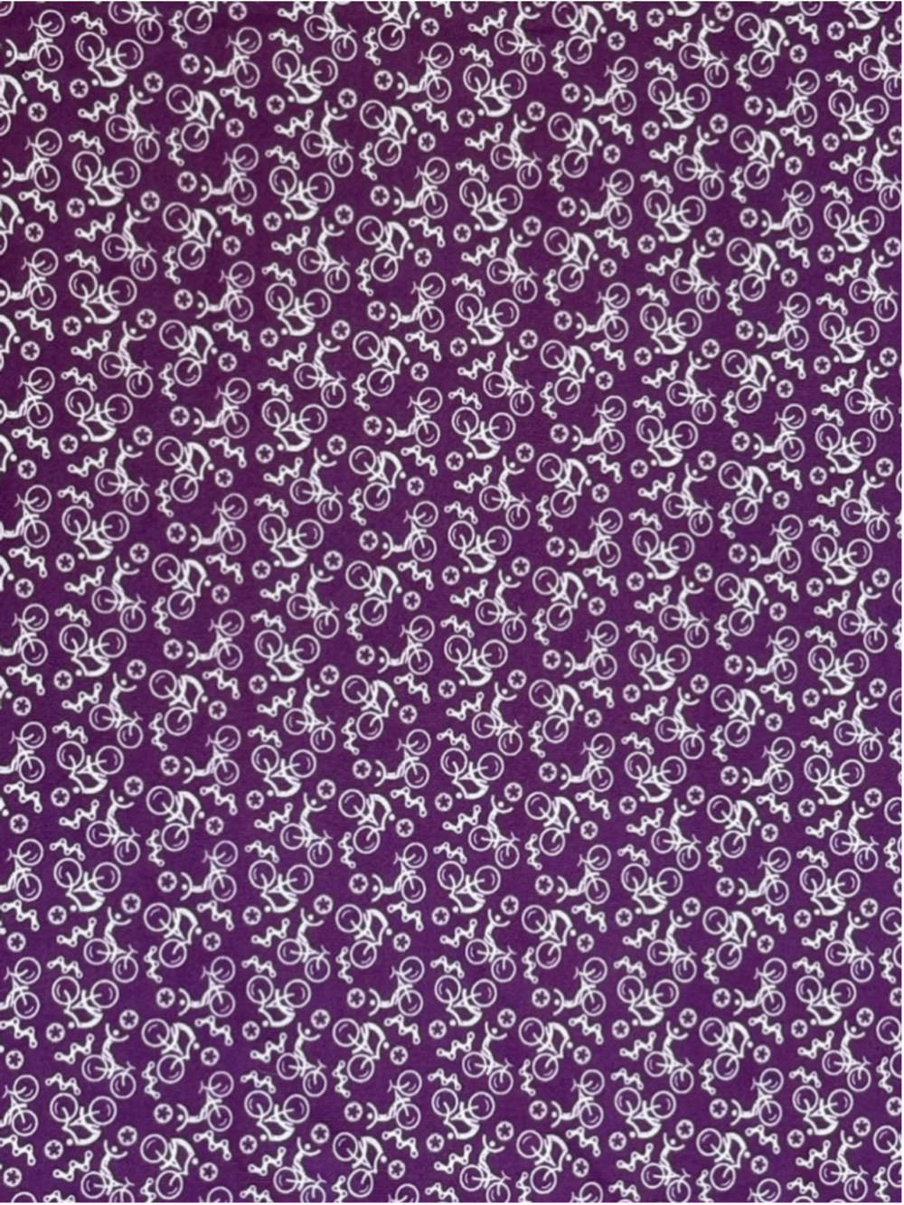 1764 Signature Golf Polo Shirt XL Purple Bicycle Print Performance Short Sleeve - Picture 8 of 8